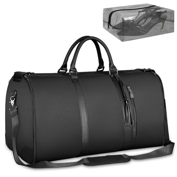Bolsa de lona Ytonet, bolsa de ropa convertible con funda para zapatos