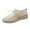 Beige, variant on Fesfesfes Women Walking Shoes Round Toe Lightweight Shoes Flower Lace Breathable Bandage Comfy Flat Shoes Casual Shoes 37(6)