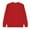 Red, variant on Mens Casual Shirts Qiggri Men's Casual Solid Colour Round Neck Sports Top Long Sleeved Top