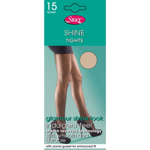 Silky Womens Shine Tights Extra Size (1 Pair)