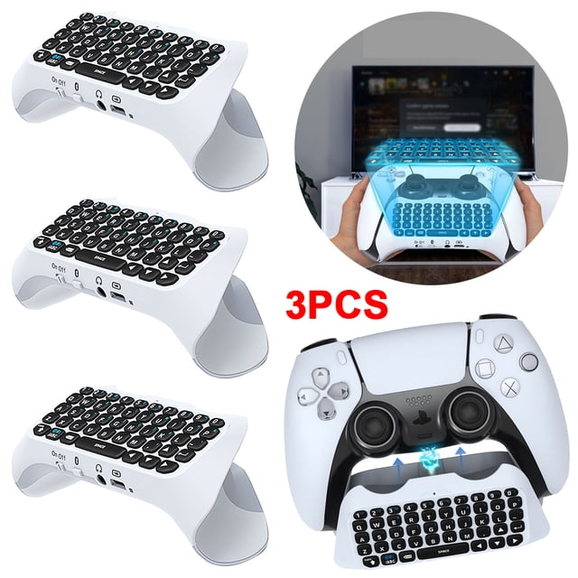 Teclado Compatible Con 3 0 para PS5 Con Soporte para Mando