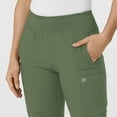 thumbnail image 5 of Wink W123 Women's Comfort Waist Cargo Jogger Scrub Pant, Olive, 3X Womens, 5 of 6