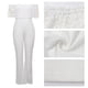 thumbnail image 5 of Mono Para Mujer Fuera Del Hombro Moda Casual Sólido Erógeno Encaje Cremallera Lateral Mono Odeerbi  ODB-4, 5 of 8