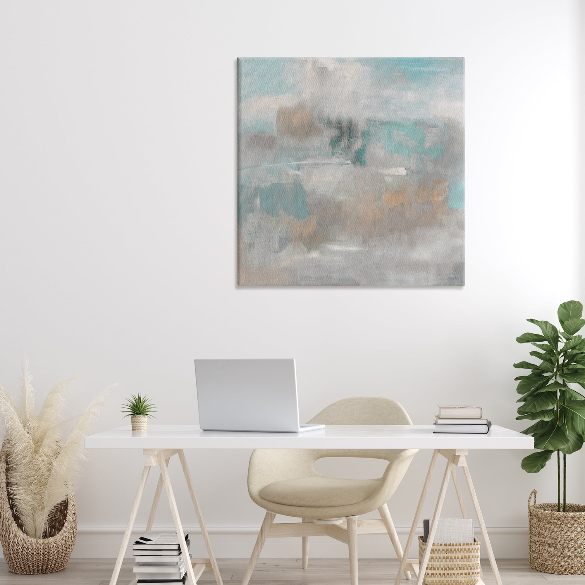 Stupell Industries Serene Soft Abstract Study Canvas Wall Art, design by Sally Swatland