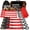 Red, variant on Ratchet Tie Down Straps, 2340lb Break Strength, 4pc 1inch x 16FT Ratchet Strap Set with Padded Handles & Coated S Hook W/Safety Clip, Cargo Strap Tie-Down for Motorcycle, Truck (Red)