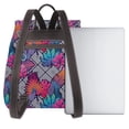 thumbnail image 3 of Balery Tropical Leaves Mochila de Cuero para Mujeres, Gran Capacidad, Bolsa de Viaje Multifuncional, Mochila de Cuero y Bolsa de Hombro para Mujeres, 3 of 4