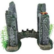 9 x 4 x 8 in. Sunken Double Arch Bridge