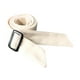 thumbnail image 5 of Cinturón de abrigo de lana para mujer, elegante, cómodo, de doble cara, suave, con hebilla. Beige Blanco, 5 of 9