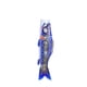 thumbnail image 1 of Bandera de carpa, cometa de pez colgante de 70cm para regalo Koinobori (dorado), azul, 1 of 6