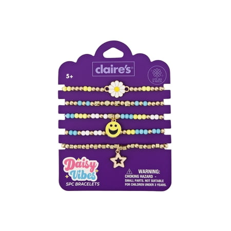 Claire's Best Friends Bracelet Set - Daisy, 5 pcs