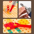 thumbnail image 3 of Tignapoo Creative Kids Toolbox Set with Electric Drill - DIY Building & Repair Toy for Early Brain Development, Problem-Solving Skills, and Fun Hands-On Play (Bear or Dog Design), 3 of 6