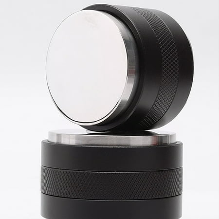 

53mm Coffee Distributor & Hand Tamper Adjustable Depth Espresso Distributor Dual Head Coffee Leveler for Portafilter