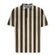 thumbnail image 5 of Blusa y camisa de manga corta con cuello vuelto para hombre, informal, de moda, de color liso, con botones, solapa y hebilla de gancho, camiseta de manga corta de poliéster para hombre., 5 of 5