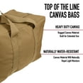 thumbnail image 3 of Rothco Canvas Parachute Cargo Bag, Navy Blue, 3 of 6