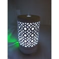 thumbnail image 5 of EcoGecko Ceramic Essential Oil Aroma Air Freshener Diffuser, Ultrasonic Diffusing Cool Mist Humidifier with Timers for Office Home Bedroom Baby Room Study Yoga Spa, with Timer and 7 Color Light, 5 of 6