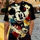 thumbnail image 4 of Camiseta de Mickey Mouse para niños, camisetas de dibujos animados de Disney para hombre, camiseta de manga corta de verano para parejas, lindas y divertidas camisetas, 4 of 4