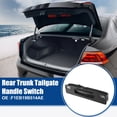thumbnail image 2 of Rear Trunk Lid Tailgate Lock Release Handle Opening Button Switch for FORD Fiesta Black, 2 of 6