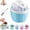 Blue, variant on Mini Homemade Ice Cream Maker, Small Home Mini Ice Cream Maker, Compact One-Touch Frozen Dessert Machine, 500ml Capacity, Ready in 15 Minutes, For Kitchen and Family Homemade Treats
