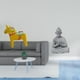 thumbnail image 2 of Figura de escritorio, estatua tradicional, artesanía creativa, figura de caballo Dalecarlian, estatua de Buda mono, interior y exterior, budista Sol, 2 of 8