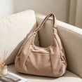 thumbnail image 6 of Women's Corduroy Tote Bag - Large Capacity Handbag, Multi-Way Crossbody Shoulder Bag for Commute, & Daily Use, Soft & Stylish Fabric, Solid Color Design Khaki, 6 of 6