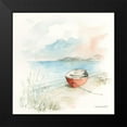 thumbnail image 2 of Audit, Lisa 12x12 Black Modern Framed Museum Art Print Titled - Seaside Journey IV, 2 of 5
