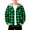 Green, variant on Boys Hooded Flannel Shirt Jacket Kids Buffalo Plaid Button down Shacket for School Holiday Fall Winter Clothes Fashion Coat