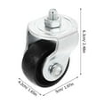 thumbnail image 2 of 2pcs Jack Caster Wheel Jack Front Wheel Replacement 2 Ton Bearing Wheel Replacement, 2 of 8