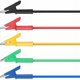 thumbnail image 2 of Potencie sus proyectos eléctricos, pinzas de cocodrilo antideslizantes y resistentes para cables puente extensibles, cables largos y robustos para una conexión segura de circuitos, 5 piezas de 1 m de, 2 of 2