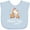 AE-Light Blue, variant on Inktastic Cute Giraffes Happy First Mother's Day Boys or Girls Baby Bib