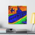 thumbnail image 3 of Submarine in Fauve Colors - Canvas, 3 of 10