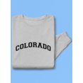 thumbnail image 3 of Text Of Colorado Men Sweatshirt, Male Medium, 3 of 4