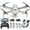 Gray, variant on WF13 Drone with 1080P HD Camera for Kids, Optical Flow Hover, Upgraded Wefone Quadcopter, 2 Batteries, Black