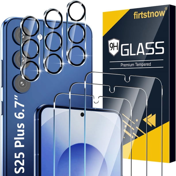Protector de pantalla y lente de cámara para Samsung Galaxy S25 Plus