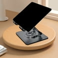 thumbnail image 5 of Aluminum Adjustable Tablet Stand Holder with 360° Swivel Base, Foldable Desktop Mount for Drawing, Typing, Video Calls Compatible with Tablet (8-13"), 5 of 5