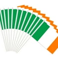 thumbnail image 5 of Anley 12 Pack Ireland Mini Flag - Hand Held Miniature Irish National Flags 5x8 Inch, 5 of 7
