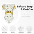 thumbnail image 4 of Balery Golf Icons And Golfer Body de cuello redondo de manga corta para mujer Tops de manga corta Tops básicos-XX-Large, 4 of 7
