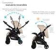 thumbnail image 3 of Carriola con Autoasiento Reversible Reclinable y Plegado Fácil Elite D'Bebe - Arena, 3 of 8