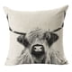 thumbnail image 2 of Cute Phalarope Cow Animal Print Pillow Cover Linen Throw Pillowcase for Sofa Bedroom Decor Home Accents Decorative Cushion Cover, 2 of 6