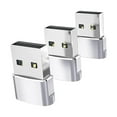 thumbnail image 4 of Adaptador portátil 3x Tipo .1 a USB 2.0 Plug and Play Rendimiento estable Argén, 4 of 9