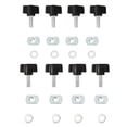 thumbnail image 1 of Para Coche 8 juegos de tornillos de pulgar de extracción rápida de techo rígido para YJ TJ JK 87-17, 1 of 7