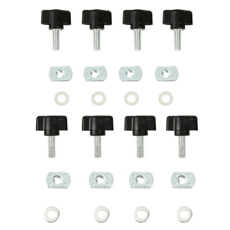 

TIE-LION 8 Sets Hardtop Quick Removal Thumb Screws for Jeep Wrangler YJ TJ JK 87-17