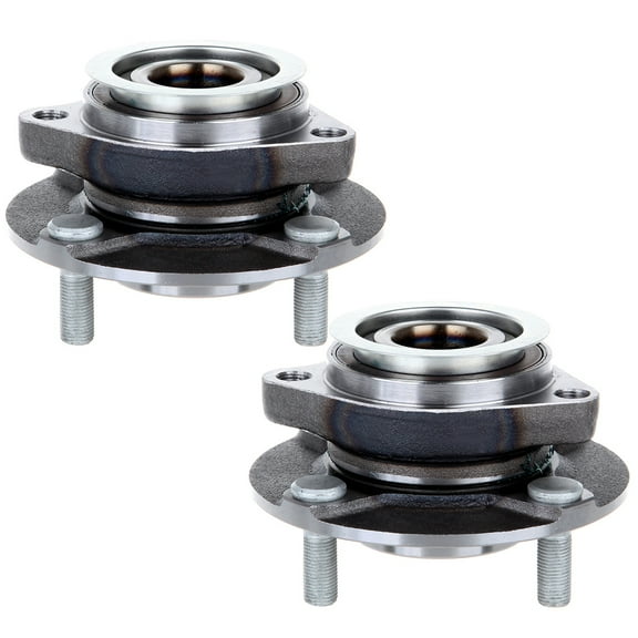 SCITOO 513308 New Front Wheel Bearing Hub fit 2007-2011 For Nissan Versa 2007-2014 For Nissan Tiida 4 Lugs Axle Hub Assembly Kit NO/ABS 2 Pack