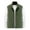 Army Green, variant on FAHUOMU Men's Reversible Fleece Vest Outerwear Casual Winter Safari Fishing Travel Vests Sleeveless Jackets with Multi-Pocket