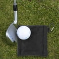 thumbnail image 3 of Raindrops  Red Golf Towel Golfers Micro Fiber Towels Microfiber Man Black, 3 of 8
