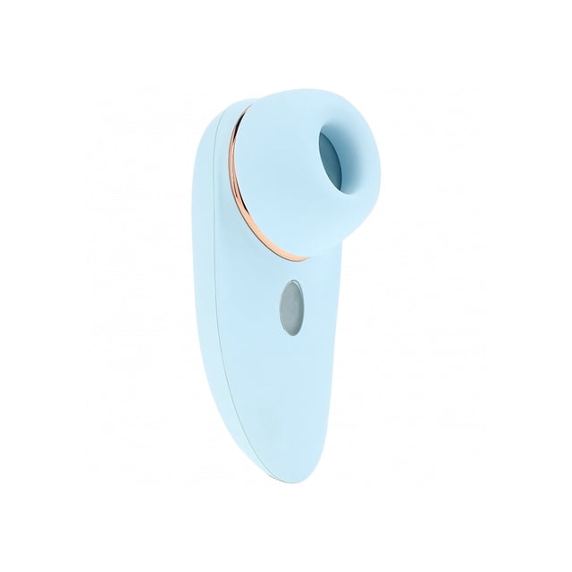 LoveLine Aurie AirTapTech Rechargeable Suction Vibrator, Blue