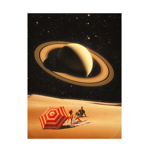 Trademark Fine Art Taudalpoi Space Date Canvas Wall Art