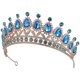 thumbnail image 5 of BRIGHTFUFU Diadema nupcial diamante de diario diario bridal niña tiara niña tiara corona diadema de novia para banquete, 5 of 7