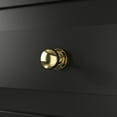 thumbnail image 4 of WIAWG 5 Drawer Dresser, Wood Chest of Drawers Storage Cabinet for Bedroom Living Room, Black, 4 of 7