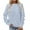 Gray, variant on TMOYZQ Oversized Sweatshirt for Women, Solid Color Casual Loose Lightweight Soft Sweatshirt Crew Neck Long Sleeve Shirts Basic Comfy Pullover Tops