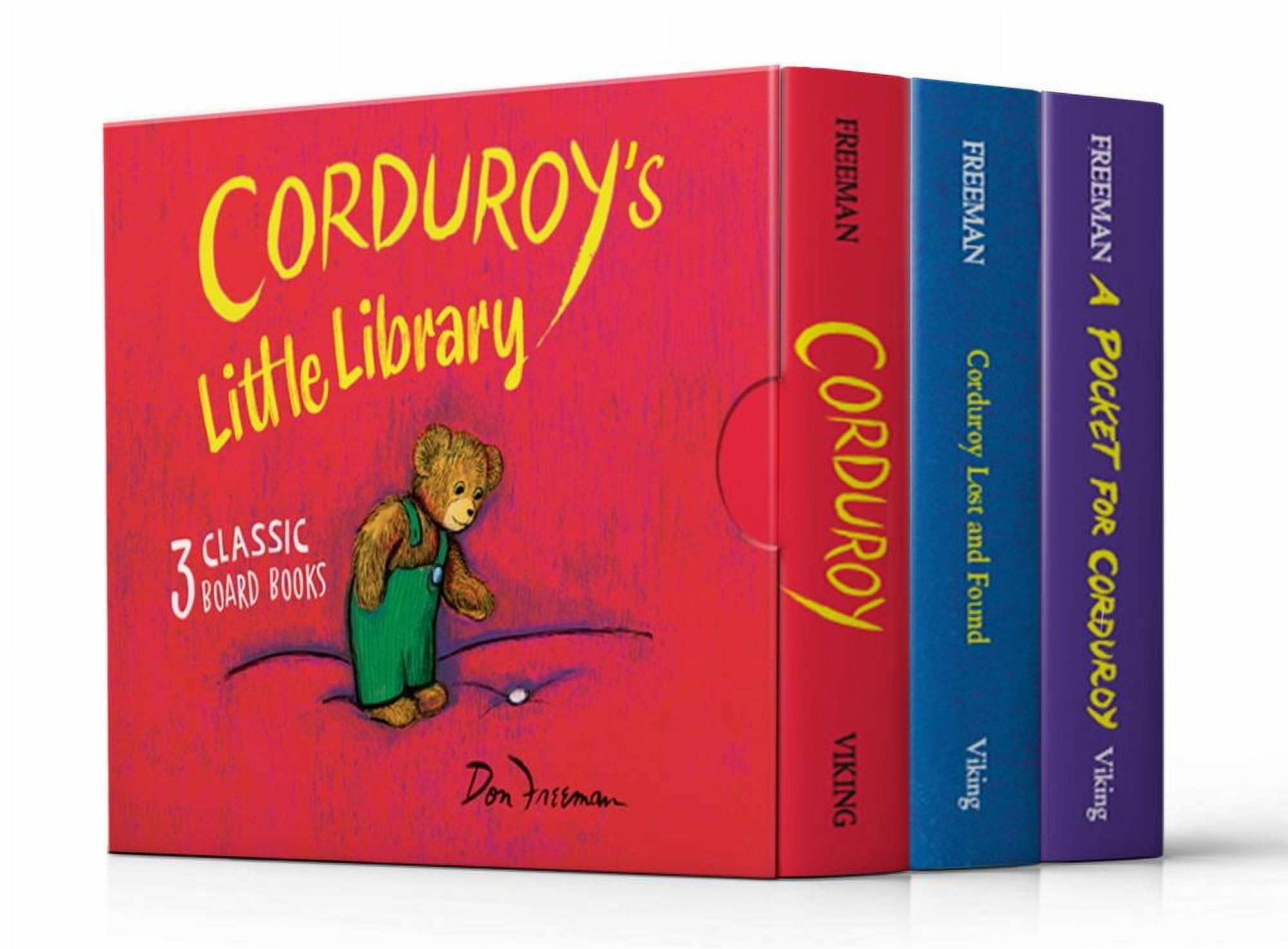 Don Freeman, Corduroy Book and Bear, Paperback, Includes small